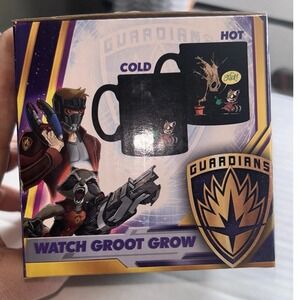 Marvel Guardians of the Galaxy Heat Change Mug Watch Groot Grow Surreal 2016 NEW